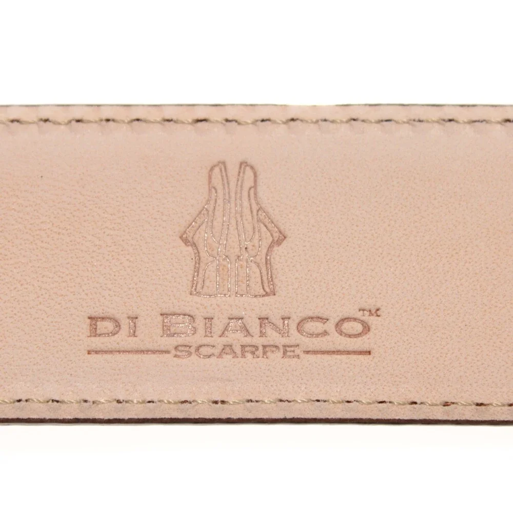 Di Bianco NWT Cut to Size Dress Belt In Solid Brown Suede Leather One Size